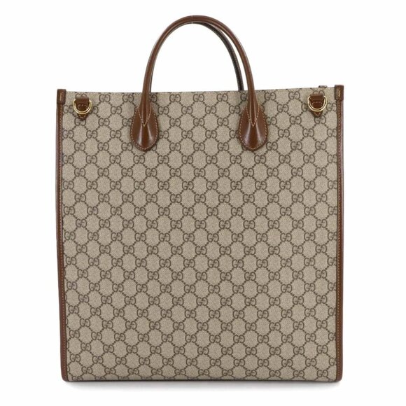 GUCCI Interlocking G 2way Tote Shoulder Bag GG Supreme canvas 674155 90277311 - Picture 3 of 11